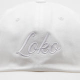 Just Loko Low Profile Hat White