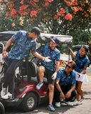 Blue Palm Golf Polo Men